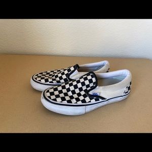 Checkered Slip on Vans GOOD CONDITION